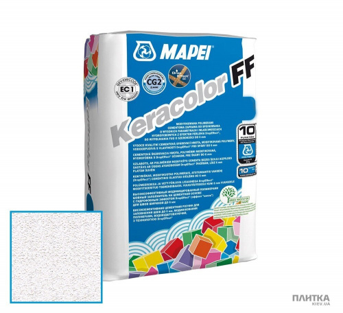 <b>Затирка</b> <b>Mapei</b> Keracolor FF № 100/2кг (Белый) Цвет: Белый, Страна: Россия, Вес: 2