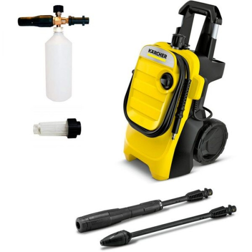 <b>Мойка</b> <b>высокого</b> <b>давления</b> (минимойка) <b>Karcher</b> K4 Compact + пенная насадка LS3-k внешний фильтр для воды