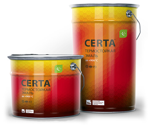 CERTA/<b>ЦЕРТА</b> <b>Термостойкая</b> <b>эмаль</b> 25 кг