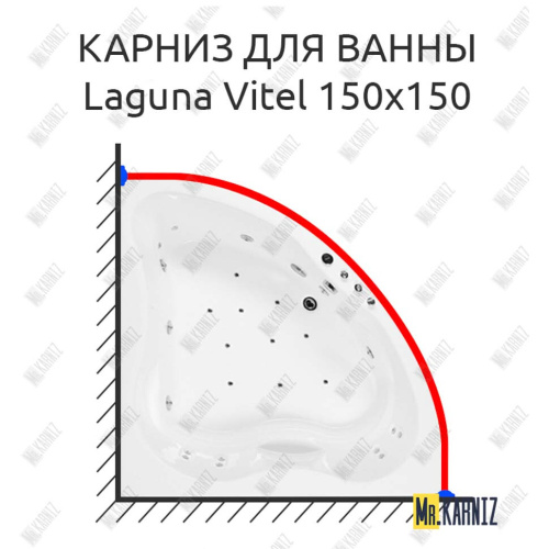 Карниз на ванну лагуна