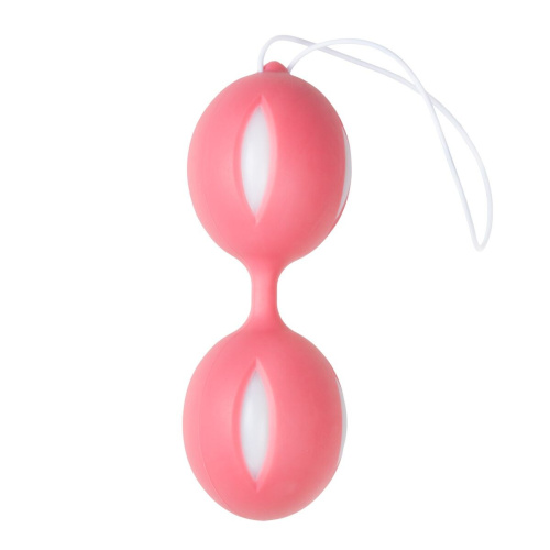 Женственное удовольствие вагинальные шарики Smartballs Duo, цвет ярко-оранжевый