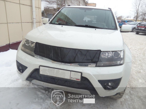 Маска <b>утеплитель</b> радиатора СТАНДАРТ для кроссовера Suzuki Grand Vitara 2008-2012 / Сузуки Гранд Витара