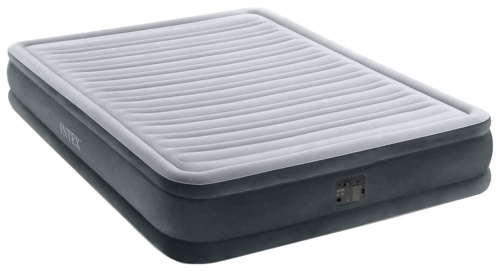 <b>Надувной</b> <b>матрас</b> Intex Comfort-plush mid rise airbed 152 x 203 33 см серый