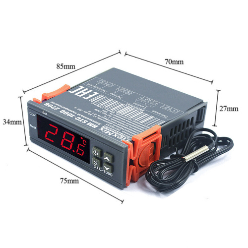 Терморегулятор электронный HM STC-1000 AC 220V 10A. (-50 +100)С. - 2шт.