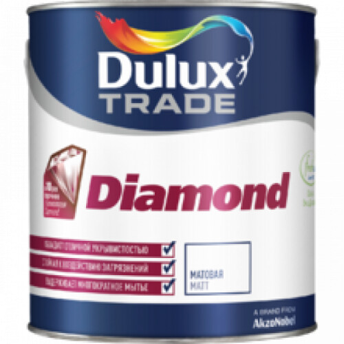 <b>Dulux</b> Diamond Matt/Дулюкс Даймонд Матт Матовая износостойкая интерьерная <b>краска</b>