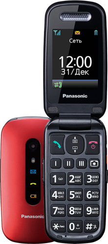 <b>Кнопочный</b> <b>телефон</b> Panasonic KX-TU456 Red