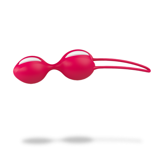 Женственное удовольствие вагинальные шарики Smartballs Duo, цвет ярко-оранжевый