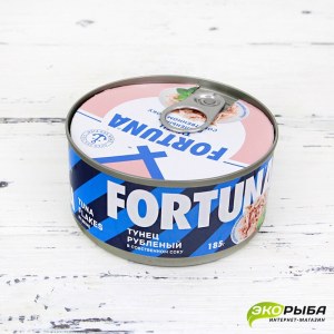 Fortuna тунец рубленый в томатном соусе