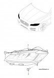 Фара Jaguar XF All-new 2020-го модельного года, передняя левая, адаптивная светодиодная. : T2H6242
